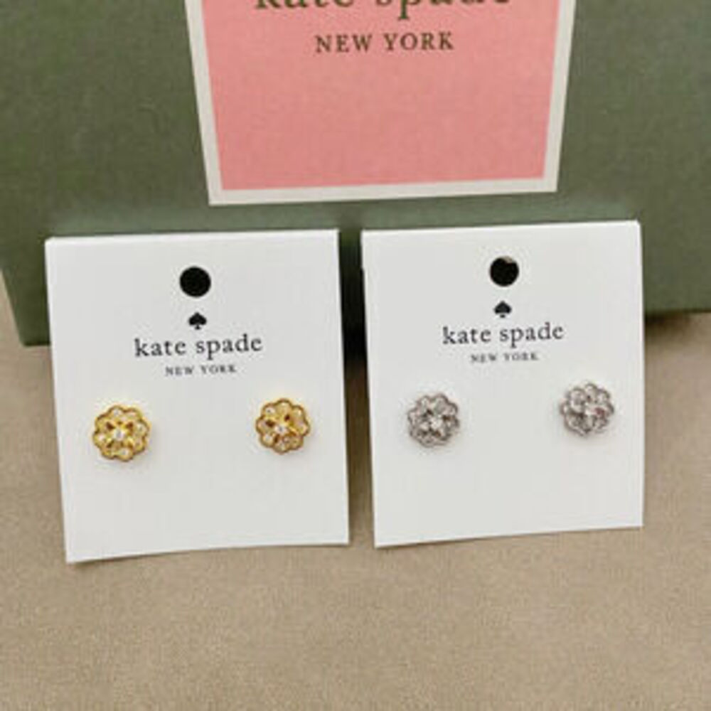 kate spade Four Leaf Clover Stud Earrings